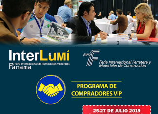 Participa del Programa de Compradores VIP de Expo F e InterLumi Panamá 2019