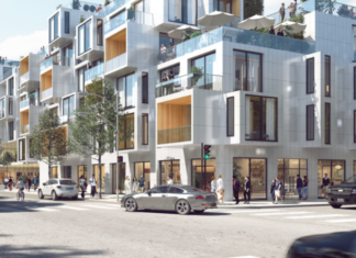 Chapman Taylor diseña residencia modular para multifamiliares en California residencia modular